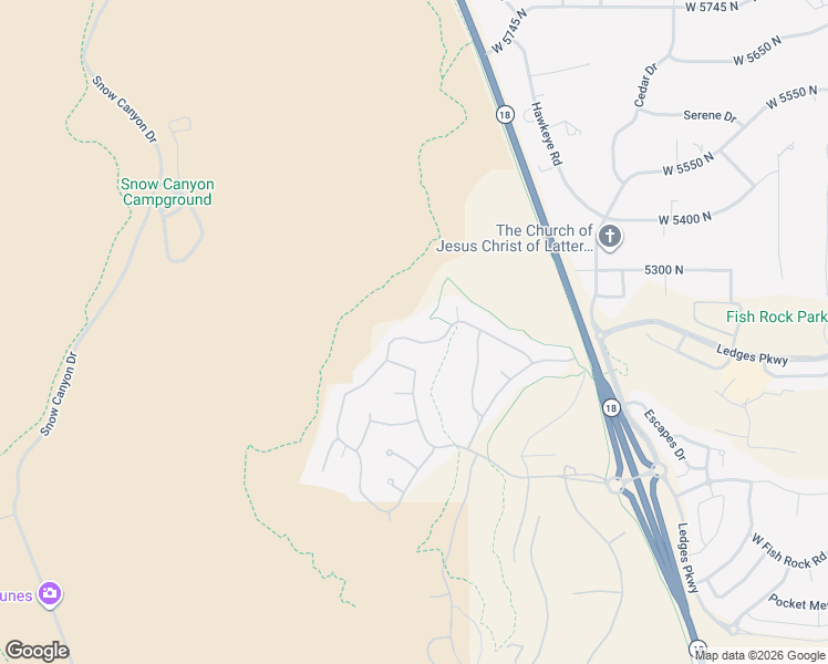 map of restaurants, bars, coffee shops, grocery stores, and more near 2196 Long Sky Drive in St. George
