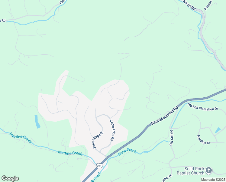 map of restaurants, bars, coffee shops, grocery stores, and more near 8109 Winterwood Trail in Roanoke