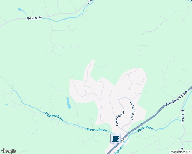 map of restaurants, bars, coffee shops, grocery stores, and more near 7457 Carriage Hills Drive in Roanoke