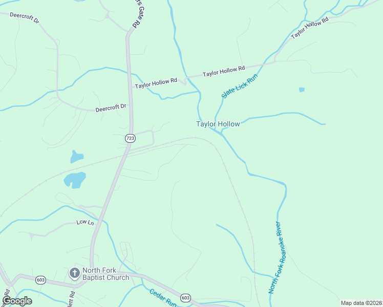map of restaurants, bars, coffee shops, grocery stores, and more near 1154 Lusters Gate Road in Blacksburg