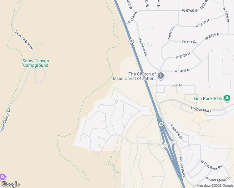 map of restaurants, bars, coffee shops, grocery stores, and more near 2110 W Long Sky Dr in St George
