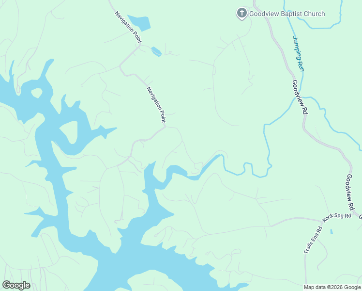 map of restaurants, bars, coffee shops, grocery stores, and more near 2162-2264 Navigation Point in Goodview