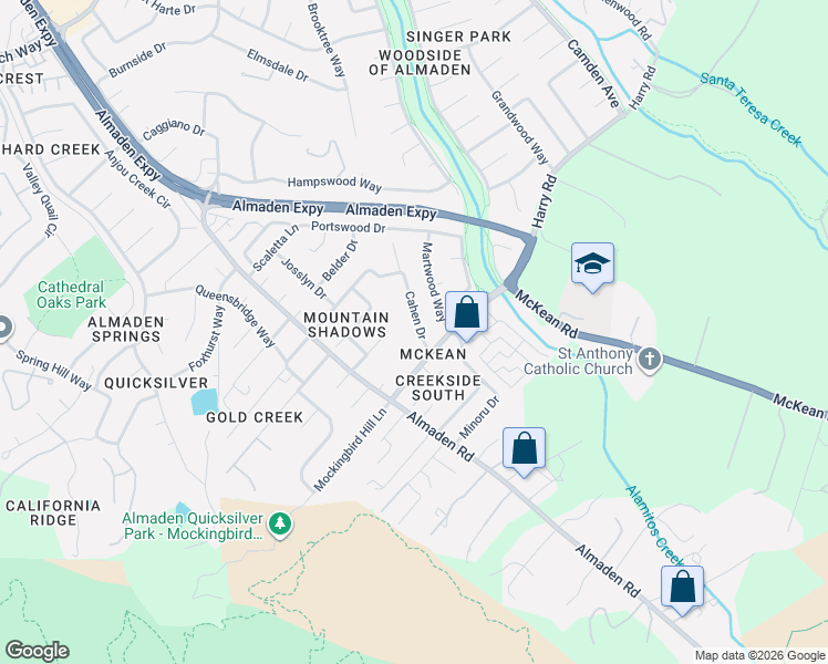 map of restaurants, bars, coffee shops, grocery stores, and more near 1064 Micro Court in San Jose
