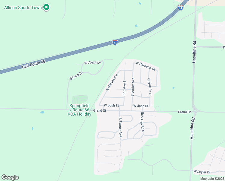 map of restaurants, bars, coffee shops, grocery stores, and more near 5569 Lombard Street West in Springfield