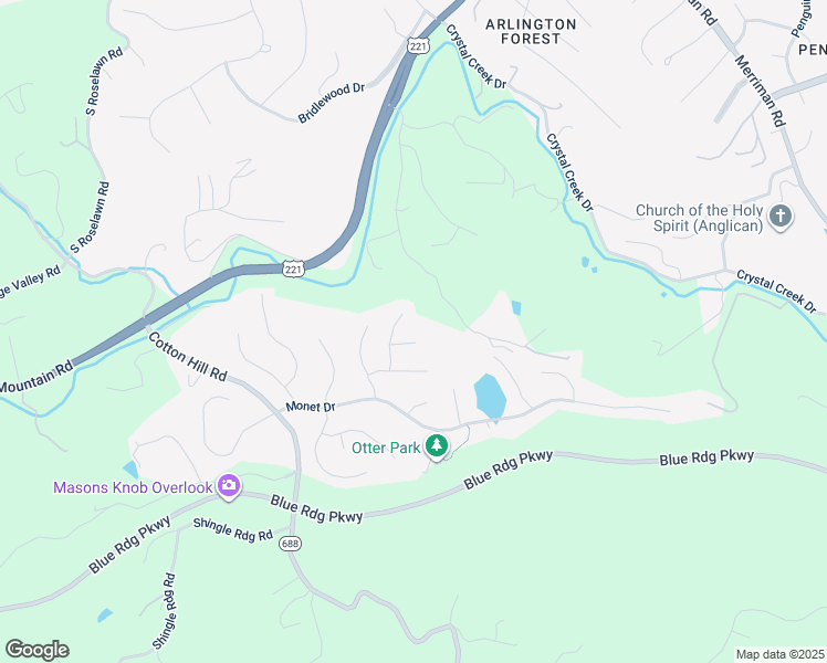 map of restaurants, bars, coffee shops, grocery stores, and more near 6218 Broughton Drive in Roanoke
