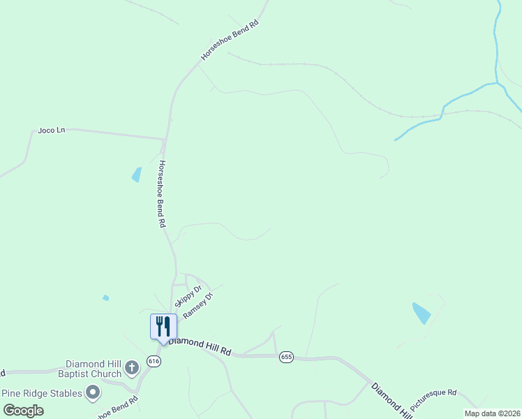 map of restaurants, bars, coffee shops, grocery stores, and more near 1410 Savanna Hills Drive in Moneta