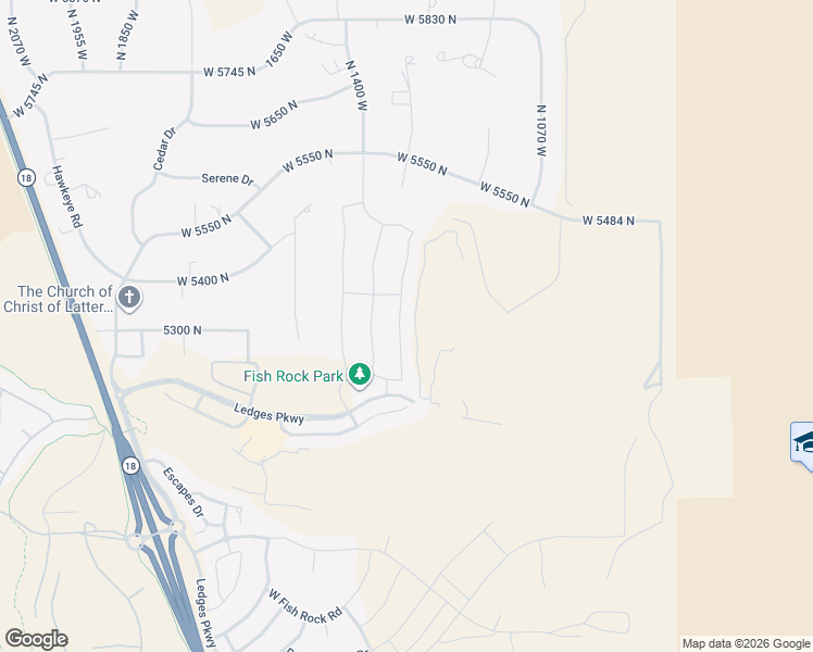 map of restaurants, bars, coffee shops, grocery stores, and more near 5312 Hidden Pinyon Drive in St. George