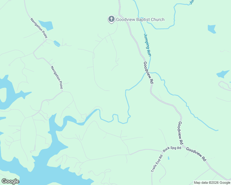 map of restaurants, bars, coffee shops, grocery stores, and more near 2162 Navigation Point in Goodview