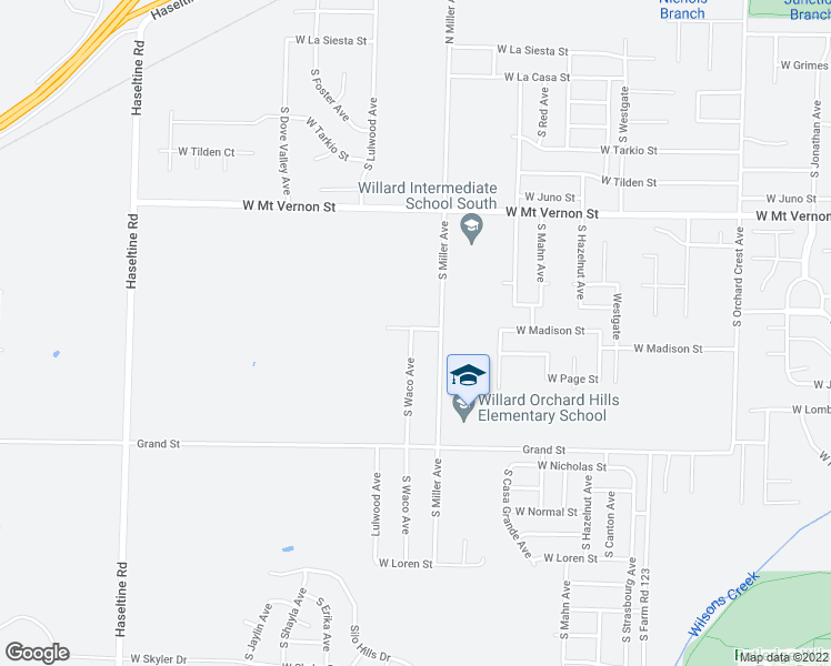 map of restaurants, bars, coffee shops, grocery stores, and more near 4634 West Madison Street in Springfield