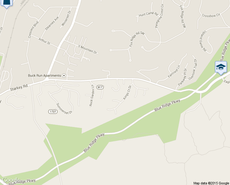 map of restaurants, bars, coffee shops, grocery stores, and more near 4442 Olyvia Place in Roanoke