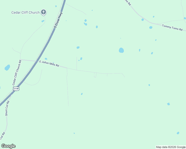 map of restaurants, bars, coffee shops, grocery stores, and more near 748-888 East Julius Mills Road in Horse Cave