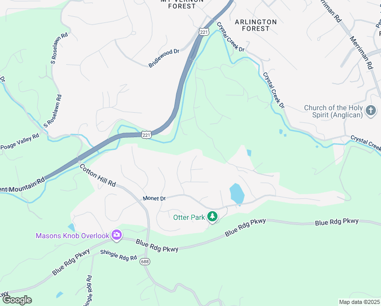 map of restaurants, bars, coffee shops, grocery stores, and more near Sedgewick Drive in Roanoke