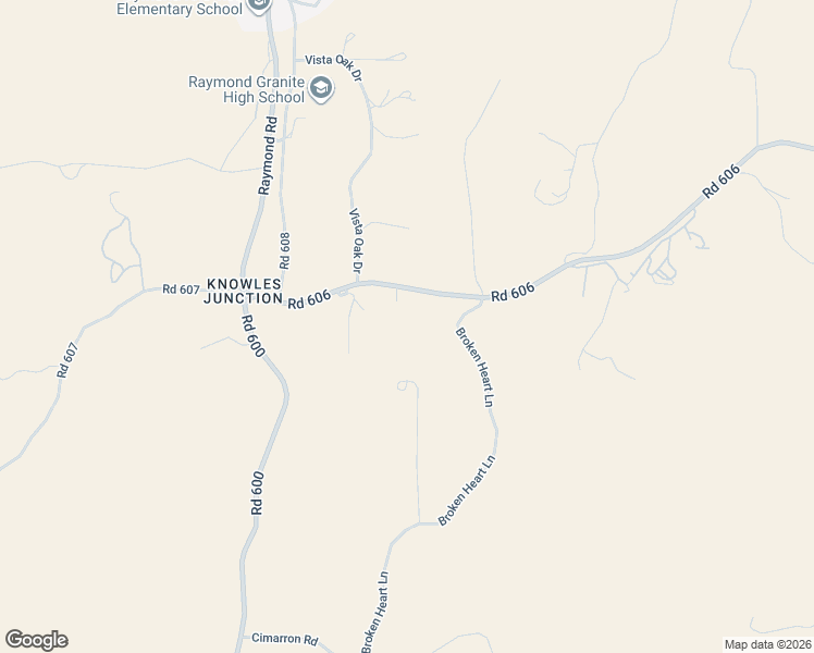 map of restaurants, bars, coffee shops, grocery stores, and more near 35228 Road 606 in Raymond
