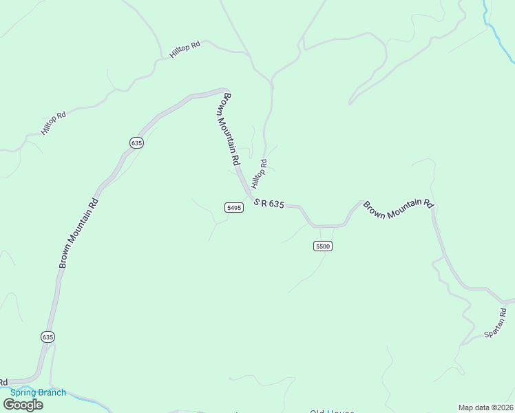 map of restaurants, bars, coffee shops, grocery stores, and more near 7834 Brown Mountain Road in Jewell Ridge