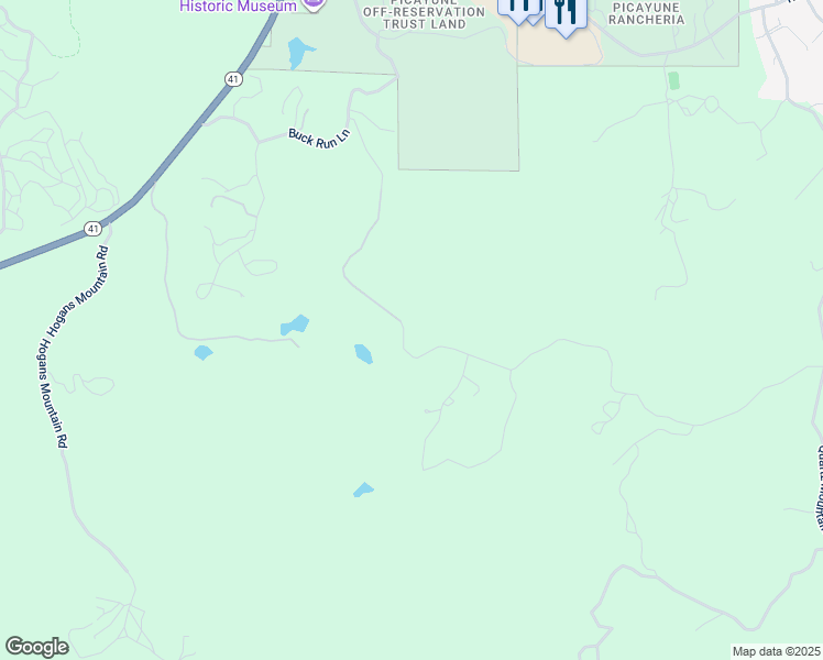 map of restaurants, bars, coffee shops, grocery stores, and more near 31229 Rolling Meadow Court in Coarsegold