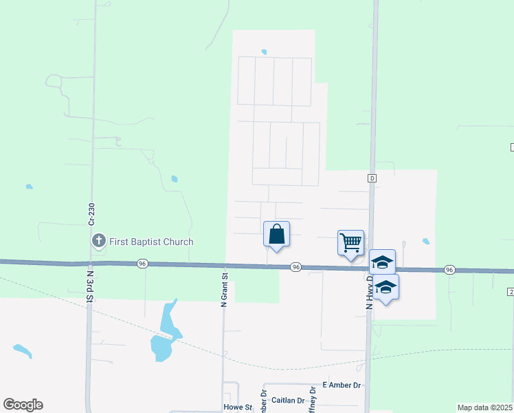 map of restaurants, bars, coffee shops, grocery stores, and more near 626 Ty Court in Oronogo