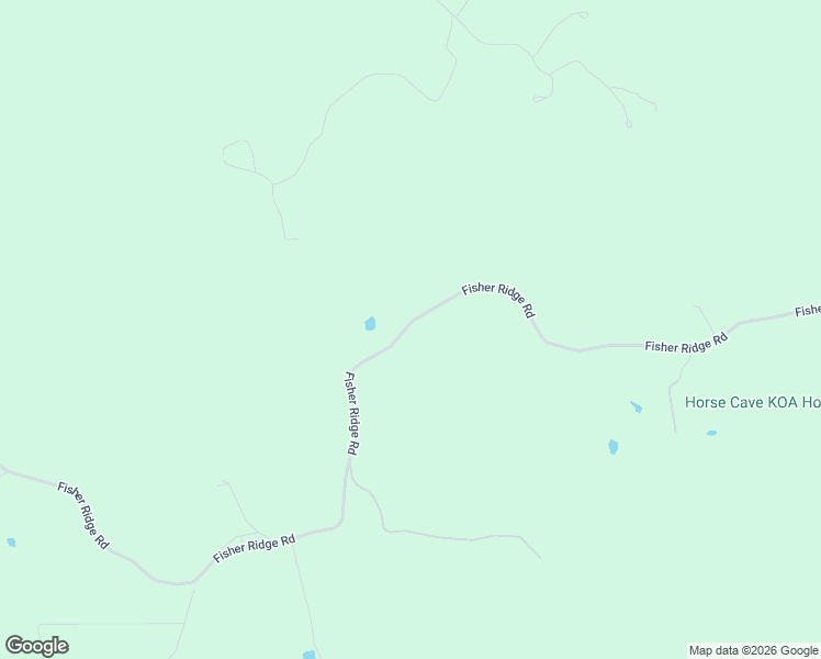 map of restaurants, bars, coffee shops, grocery stores, and more near 1427 Fisher Ridge Road in Horse Cave