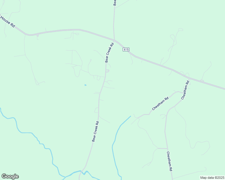 map of restaurants, bars, coffee shops, grocery stores, and more near 7626 Bear Creek Road in Gladys