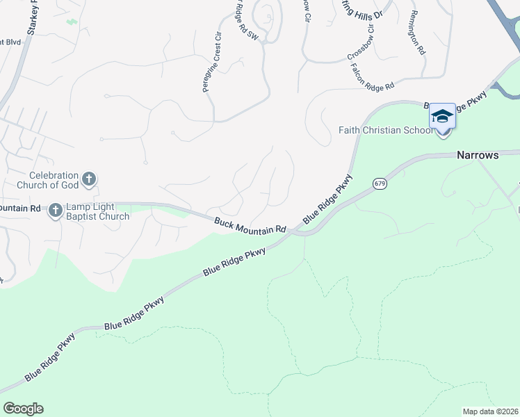 map of restaurants, bars, coffee shops, grocery stores, and more near 4011 Parkway Place Drive in Cave Spring