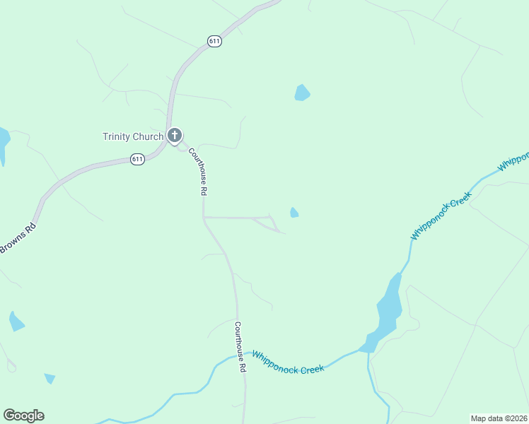 map of restaurants, bars, coffee shops, grocery stores, and more near 5015 Courthouse Road in Church Road