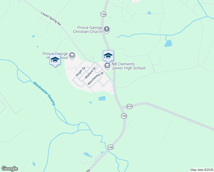 map of restaurants, bars, coffee shops, grocery stores, and more near 8007 Malboro Avenue in Prince George