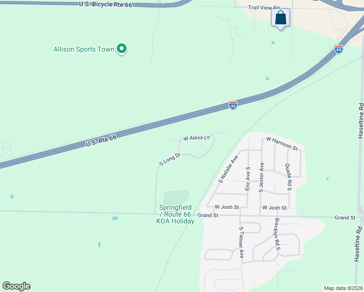 map of restaurants, bars, coffee shops, grocery stores, and more near 690 South Wiley Way in Springfield