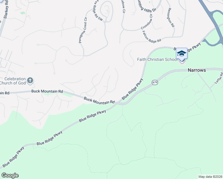 map of restaurants, bars, coffee shops, grocery stores, and more near 4017 Overlook Trail Drive in Cave Spring