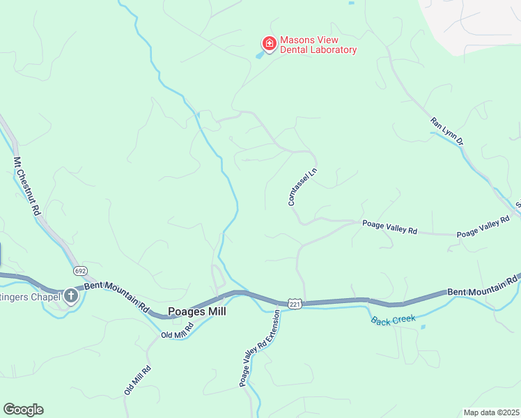 map of restaurants, bars, coffee shops, grocery stores, and more near 6302 Moncap Trail in Roanoke