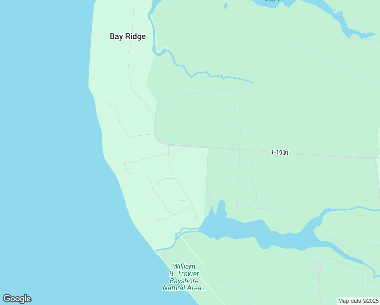 map of restaurants, bars, coffee shops, grocery stores, and more near 2234 T-1901 in Cape Charles