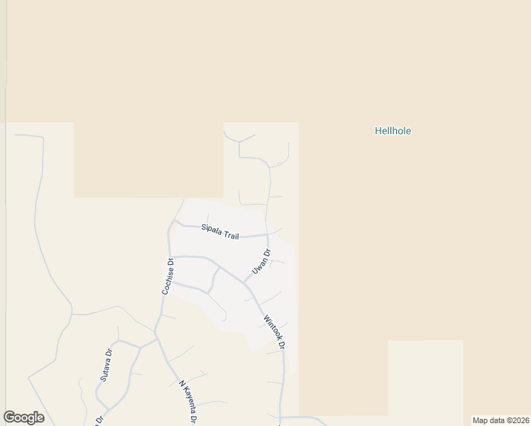 map of restaurants, bars, coffee shops, grocery stores, and more near Uwan Drive in Ivins