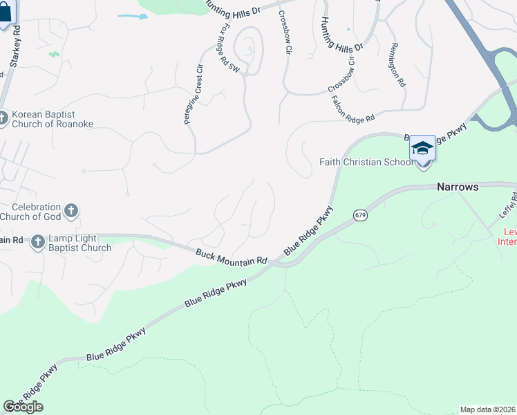 map of restaurants, bars, coffee shops, grocery stores, and more near 3810 Parkway Place Drive in Cave Spring