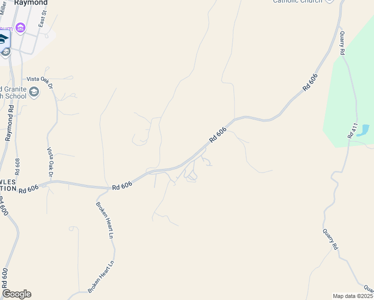 map of restaurants, bars, coffee shops, grocery stores, and more near 35777 Road 606 in Raymond