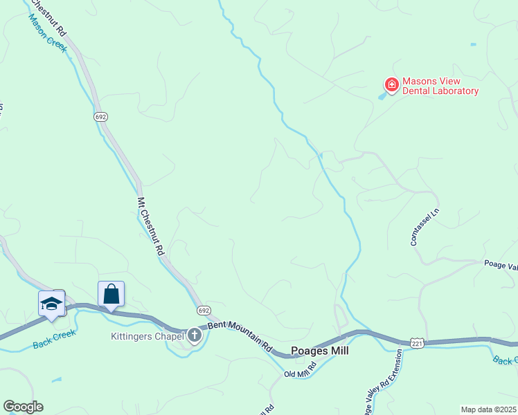 map of restaurants, bars, coffee shops, grocery stores, and more near 6591 Henry Farms Road in Roanoke