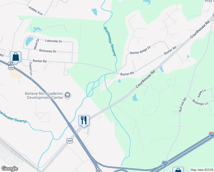 map of restaurants, bars, coffee shops, grocery stores, and more near 7750 Partridge Court in Prince George