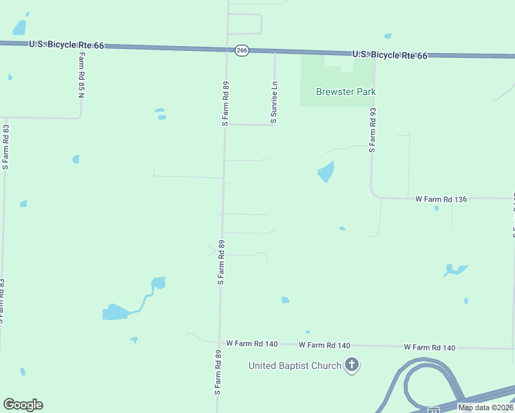 map of restaurants, bars, coffee shops, grocery stores, and more near 580 South Farm Road 89 in Springfield