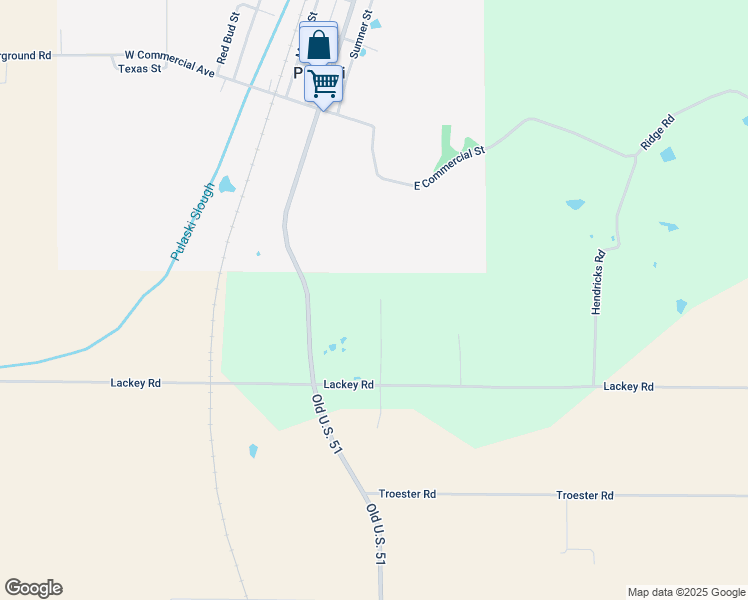 map of restaurants, bars, coffee shops, grocery stores, and more near 194 Malone Lane in Pulaski
