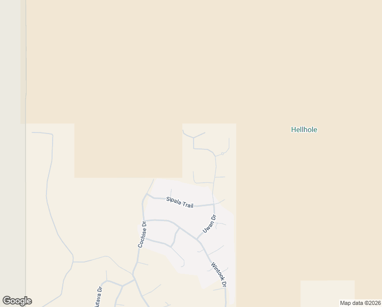 map of restaurants, bars, coffee shops, grocery stores, and more near Uwan Drive in Ivins