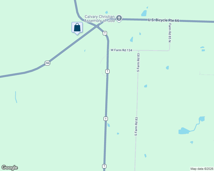 map of restaurants, bars, coffee shops, grocery stores, and more near 545 State Highway T in Springfield