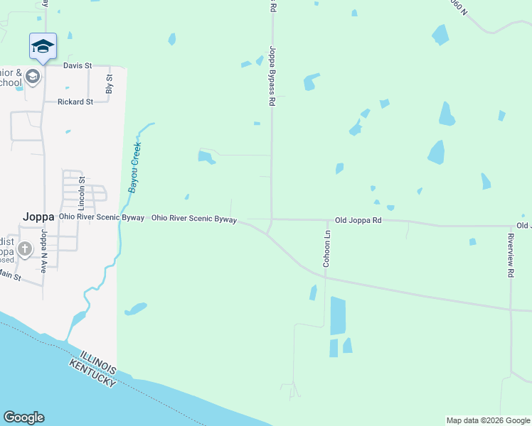 map of restaurants, bars, coffee shops, grocery stores, and more near 822-870 Joppa Road in Metropolis