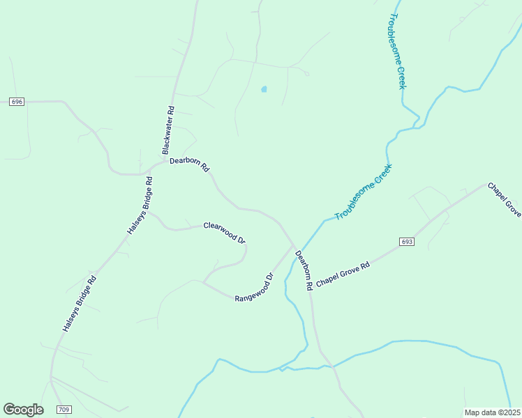 map of restaurants, bars, coffee shops, grocery stores, and more near 2741 Dearborn Road in Evington