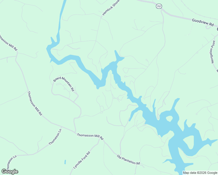 map of restaurants, bars, coffee shops, grocery stores, and more near 512 Ridgelake Road in Goodview