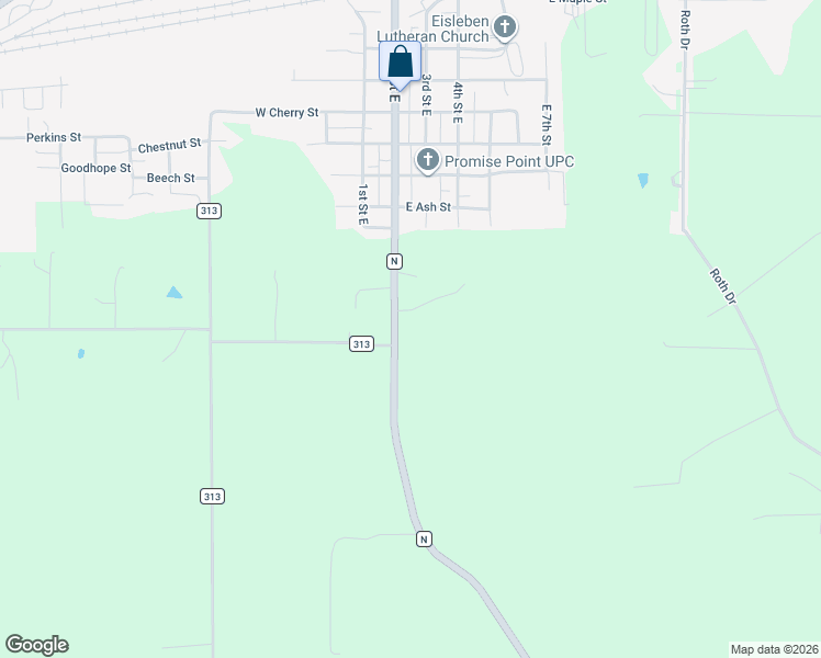 map of restaurants, bars, coffee shops, grocery stores, and more near 10046 State Highway N in Scott City