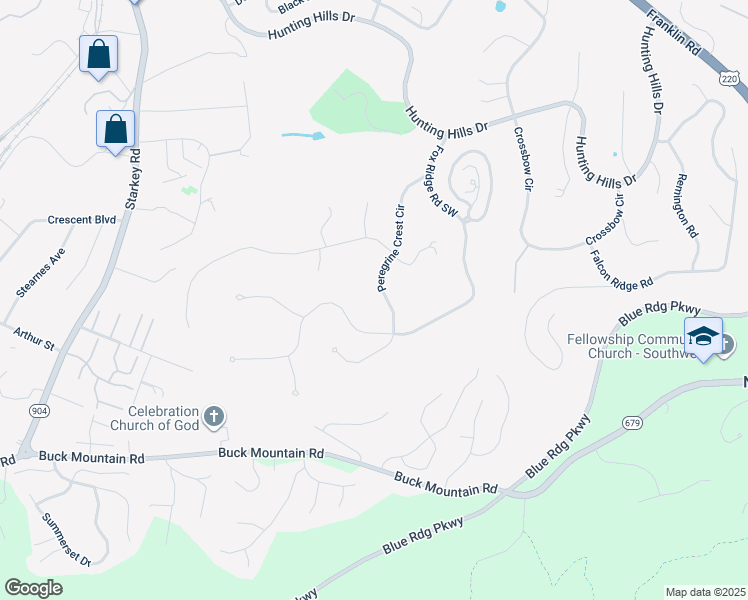 map of restaurants, bars, coffee shops, grocery stores, and more near 5361 Peregrine Crest Circle in Cave Spring