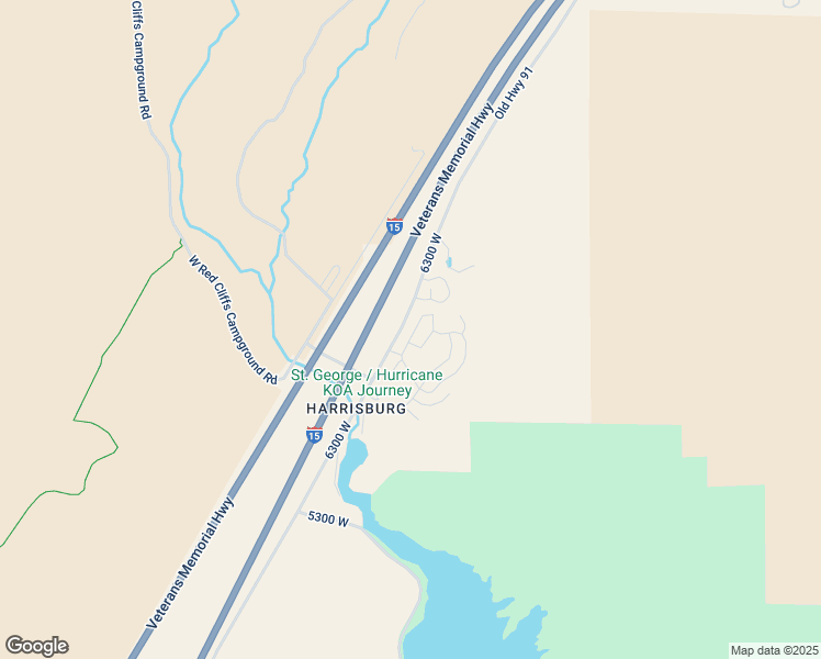 map of restaurants, bars, coffee shops, grocery stores, and more near 24 Cottonwood Lane in Hurricane