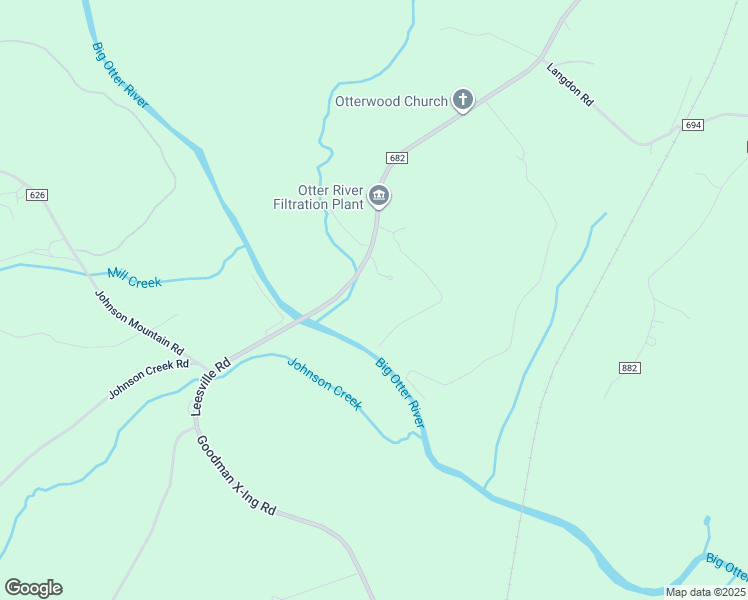 map of restaurants, bars, coffee shops, grocery stores, and more near 9545 Leesville Road in Evington