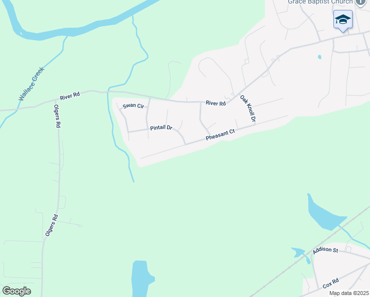 map of restaurants, bars, coffee shops, grocery stores, and more near 22925 Pheasant Court in Petersburg