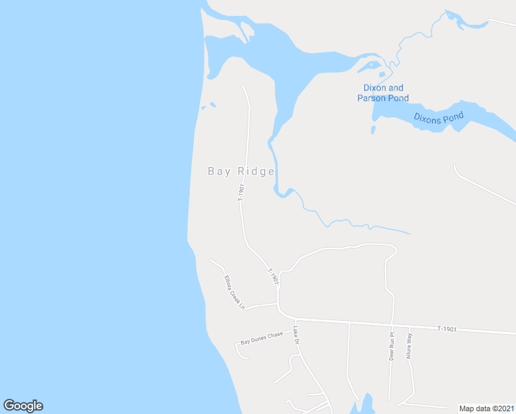 map of restaurants, bars, coffee shops, grocery stores, and more near 1935 T-1901 in Cape Charles