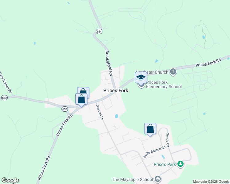 map of restaurants, bars, coffee shops, grocery stores, and more near 4201 State Route 685 in Blacksburg