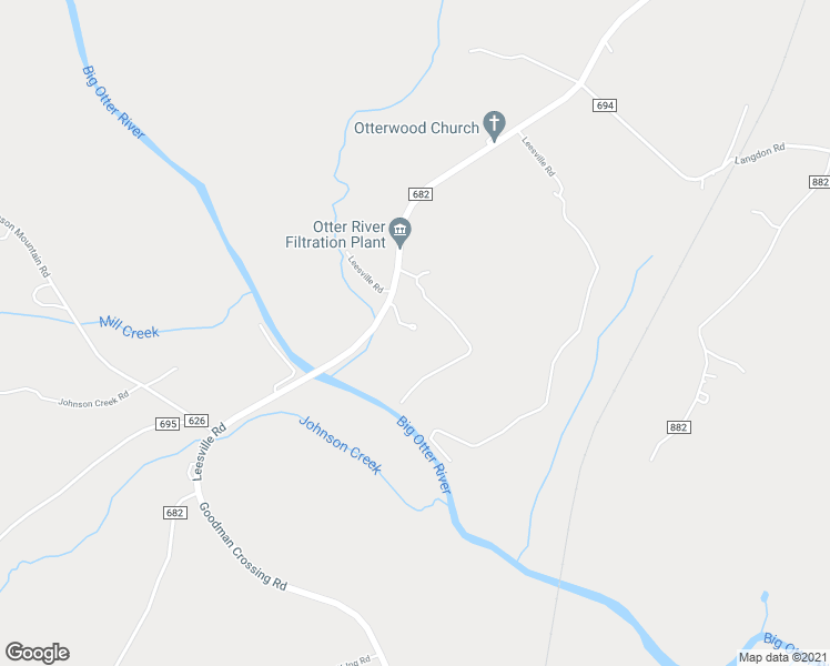 map of restaurants, bars, coffee shops, grocery stores, and more near 9545 Leesville Road in Evington