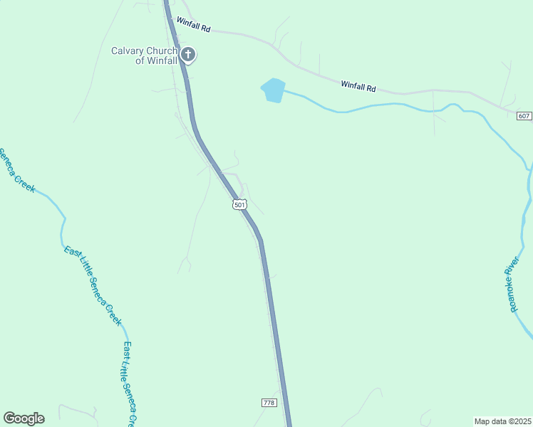 map of restaurants, bars, coffee shops, grocery stores, and more near 4982 Brookneal Highway in Gladys
